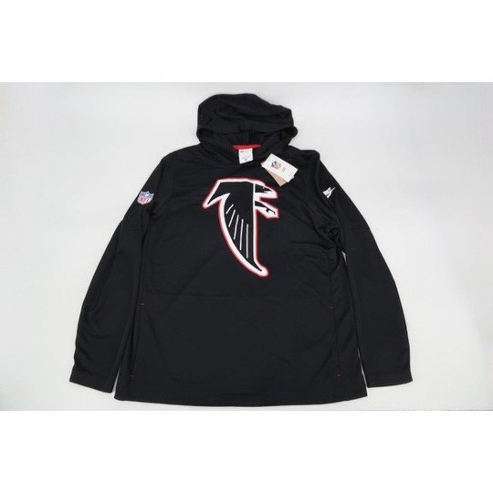 Nike Atlanta Falcons Dri-FIT Hoodie Mens XL Black NFL On Field Performance NEW